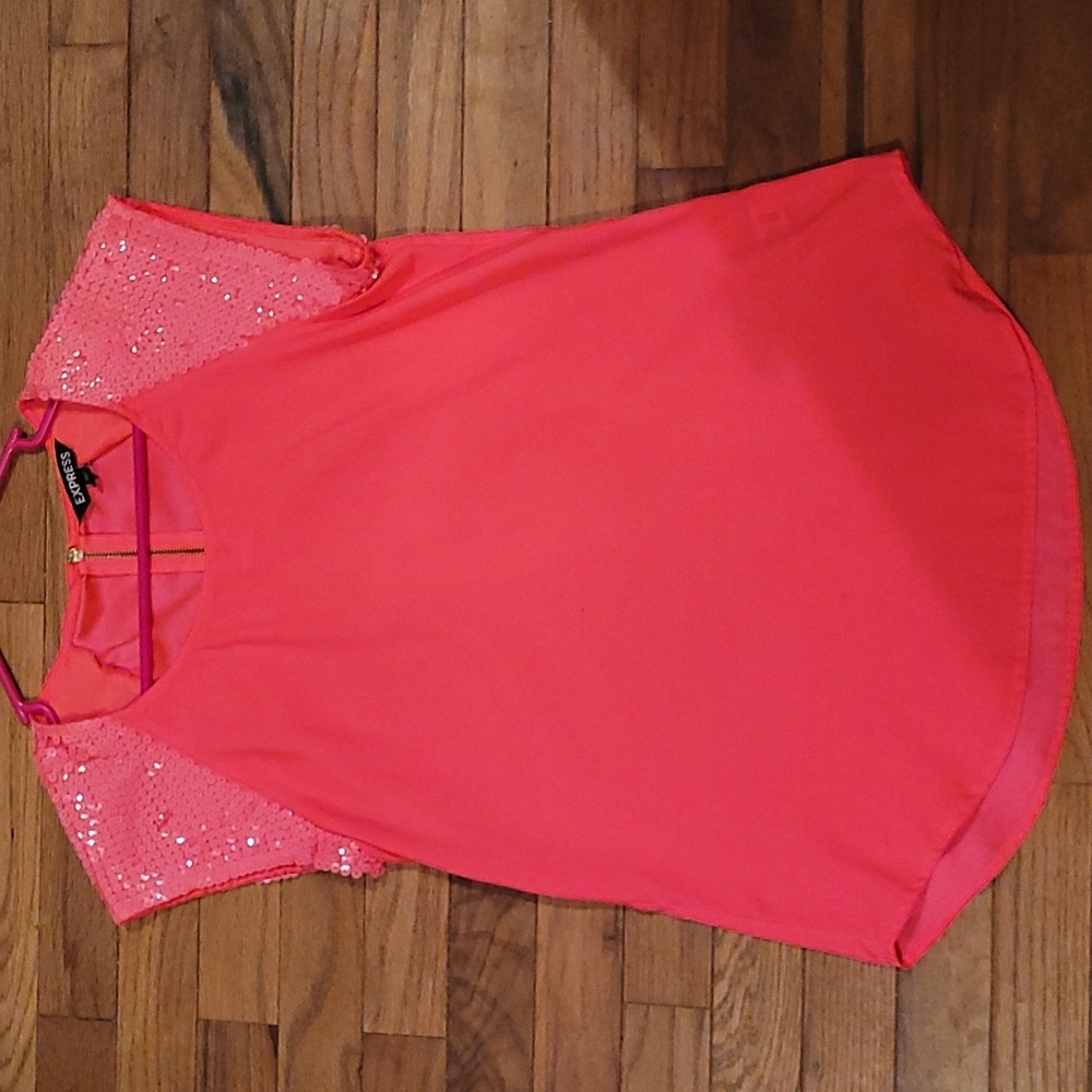 Express Hot Pink with Sequin Top